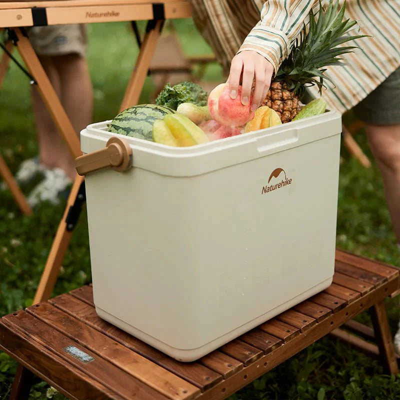 Naturehike Lingdu 48H Outdoor Antibacterial Cooler Box - Beige (38L)