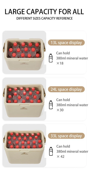 Naturehike Lingdu 36H Outdoor Antibacterial Cooler Box - Beige (13L)