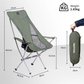 Naturehike YL06 Plus High Back Armchair - Jungle Green