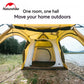 Naturehike Dune 7.6 One Bedroom & One Room Tent - Earthy Yellow (320*240*180)