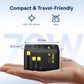 Baseus EnerCore CG11 Universal Travel Adapter with Retractable USB-C Cable 70W