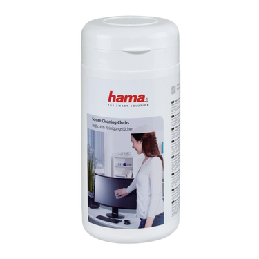 Hama Screen Cleaning Cloths 100 pcs in Dispenser Tub