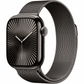 Apple Watch Series 10 GPS + Cellular 42mm Slate Titanium Case with Slate Milanese Loop