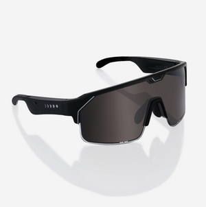 نظارات شمسية Chamelo Music Shield Slider HVL (عدسات دخانية - إطار أسود غير لامع)