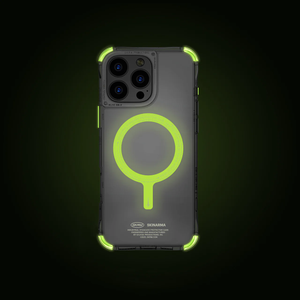 Skinarma iPhone 16 Pro Saido Mag-Charge (Niteglow Edition) - Lime Green