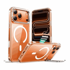 ESR iPhone 17 Pro Max HaloLock Classic Hybrid Case with Stash Stand Case - Clear