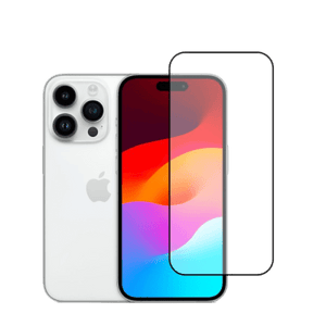 واقي شاشة Torrii Bodyglass مع طبقة مضادة للبكتيريا لهاتف iPhone 15 Pro (6.1 بوصة) – تغطية كاملة باللون الأسود