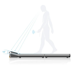 KingSmith Foldable Treadmill R3 Hybrid + with Max Speed 12km/h, with Side Armrest with 1HP Brushless Motor