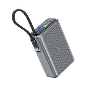 LZEL Neurode Sync 20000mAh PD3.0 & QC3.0 65W Built-in USB-C Power Bank – Gray