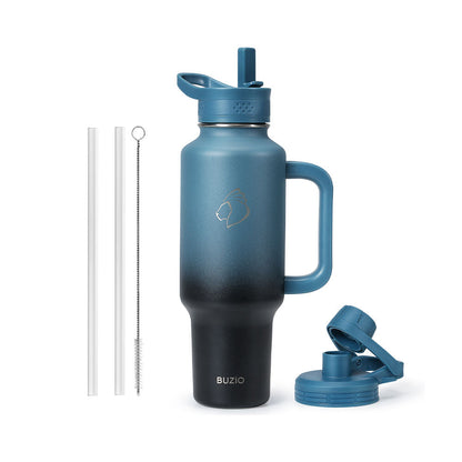 Buzio Trophy Series Handled Water Bottle for Car 1.2L - Indigo Crush
