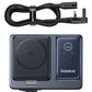 Baseus NOM5-in-1 Desktop Charger 3C+U 140W EU Qi2 Wireless Charging+Retractable Cable+Digital Display Cosmic Black