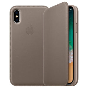 Apple Leather Folio Case For iPhone X