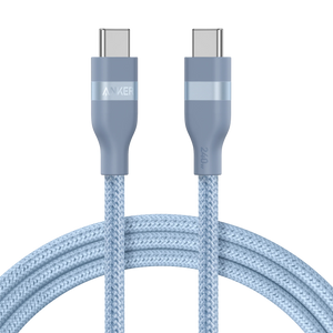 Anker USB-C to USB-C Cable 240W (Upcycled-Braided) (1.8m/6ft) -Blue