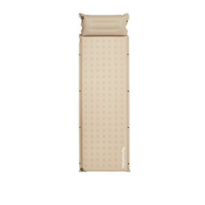 Naturehike D Series Automatic Inflatable Single Cushion with Built-in Pillow 200x65x3 - Khaki