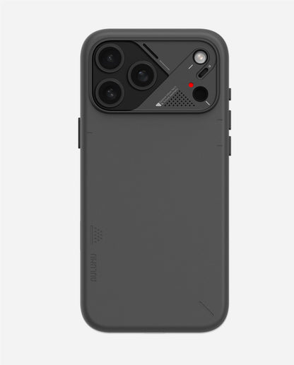 AULUMU A17 Vegan Leather Case for iPhone 17 Pro Max - Black