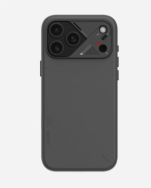 AULUMU A17 Vegan Leather Case for iPhone 17 Pro - Black