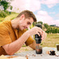 iCafilas 2-in-1 Portable Espresso Maker with Heating - Black