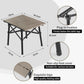 Naturehike Outdoor Portable Folding Table - Brown (Small)