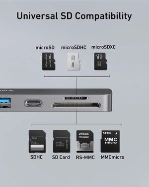 Anker 547 USB-C Hub - 7-in-1, for MacBook -Silver