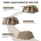Naturehike Village 13 tent for 5-8 man (with hall pole) - Brown