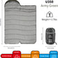 Naturehike U series envelope sleeping Bag with hood U350 - Green