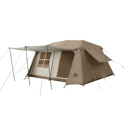 Naturehike Village 13 tent for 5-8 man (with hall pole) - Brown