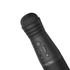 Soundtec By Porodo Karaoke Microphone With Built-In Speaker - Black