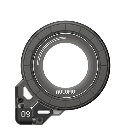 AULUMU G09 Ghost Transparent Infinite 360° Magnetic Stand - Gray