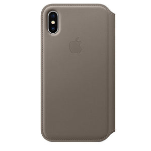 Apple Leather Folio Case For iPhone X