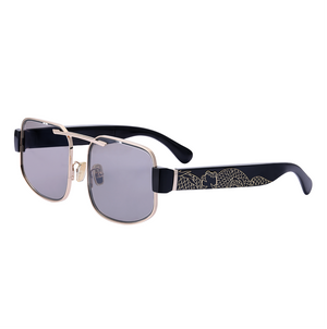 نظارات شمسية Chamelo Dragon Slider HVL (عدسات دخانية لامعة - إطار ذهبي أسود)
