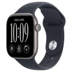 Apple Watch Series 12 Wifi 42mm Space Grey Aluminium Case with Navy Blue Sport Band - S/M