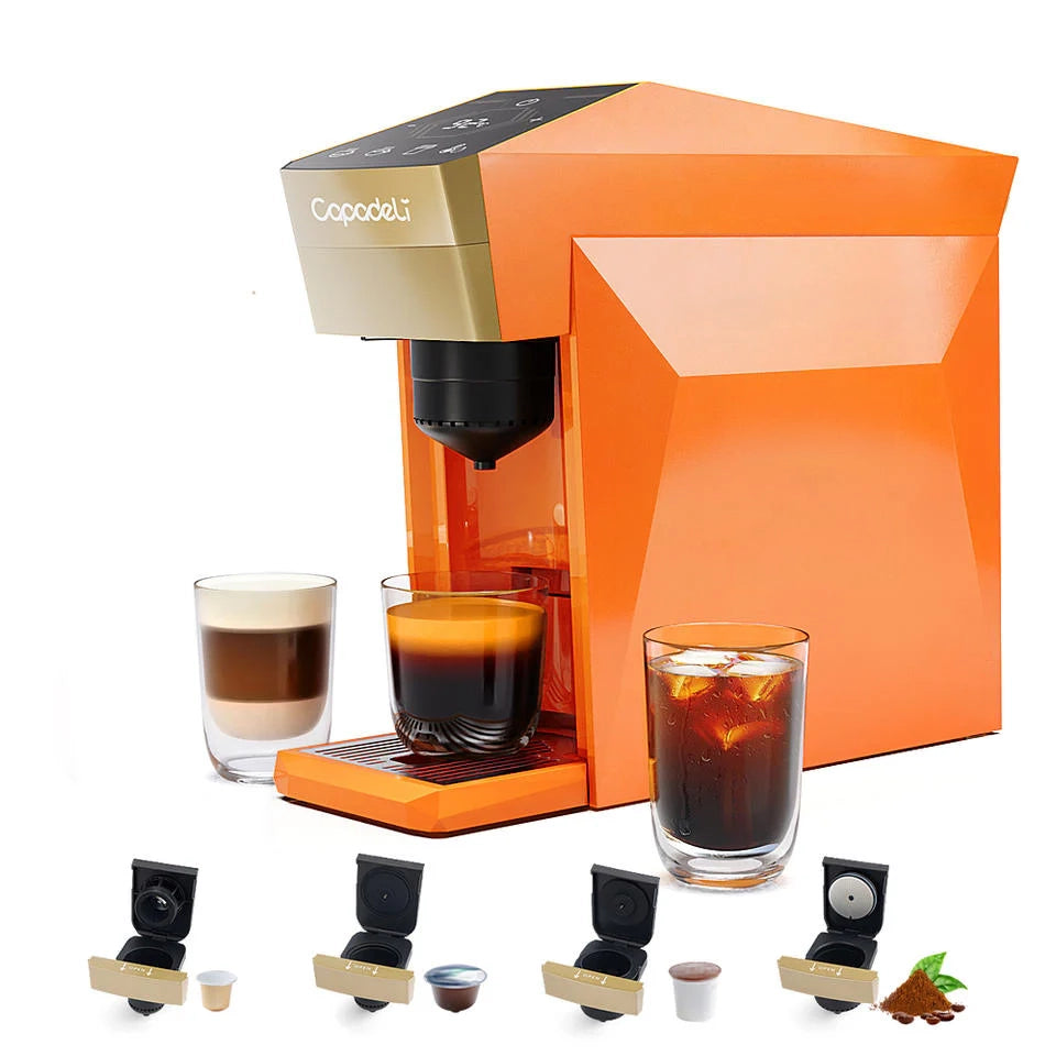 آيكافيلاس ماكينة صنع قهوة كاباديلي ماكس - برتقالي