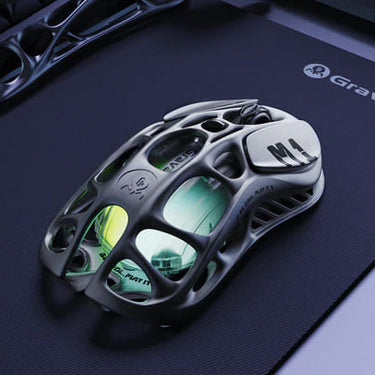 GravaStar Mercury M1 Pro Wireless Gaming Mouse - Gunmetal gray