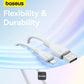 Baseus Pudding Series Fast Charging Cable With High-Speed Data Transmission USB-A to Lightning 12W 2.4A 1.2M - White