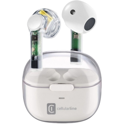 Cellularline FINE Bluetooth Earphones -White