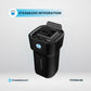 Powerology 150W Cup Holder Power Inverter Dual USB-C & USB-A QC3.0 - Black