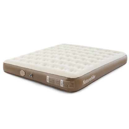 Naturehike (Chenjing) Built-In Pump Inflatable Double Mattress 200x150x25 - Brown