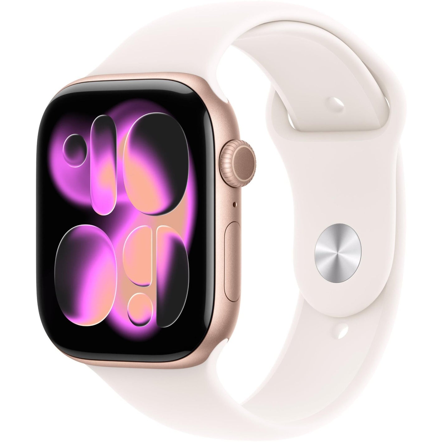 Apple Watch Series 11 GPS 46Mm Rose Gold Aluminium Case With Light Blush Sport Band - M/L