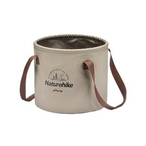 Naturehike foldable round bucket 20L - Light Brown