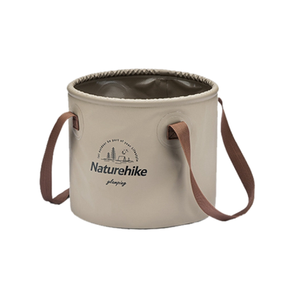 Naturehike foldable round bucket 20L - Light Brown