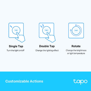 Tapo S200D Smart Button with Wall Mount Plate