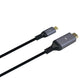 LZEL Celeris Power C Stream Fabric Braided 4K USB-C to HDMI Cable 2M – Black