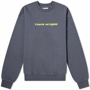 7 DAYS ACTIVE Monday Crewneck Turbulence