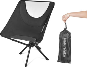 Naturehike Starmoon L03 Quick-Opening Moon Chair - Black