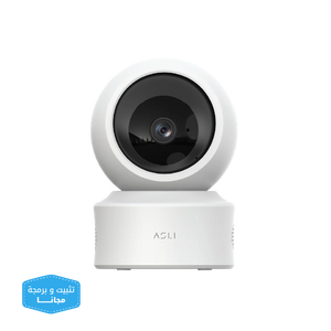 كاميرا Asli Global EVOCAM قابلة للدوران 355 درجة - رؤية ليلية ملونة بدقة 1080 بكسل