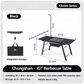 Naturehike IGT Barbecue Table 87x40.5x40.5 - Black