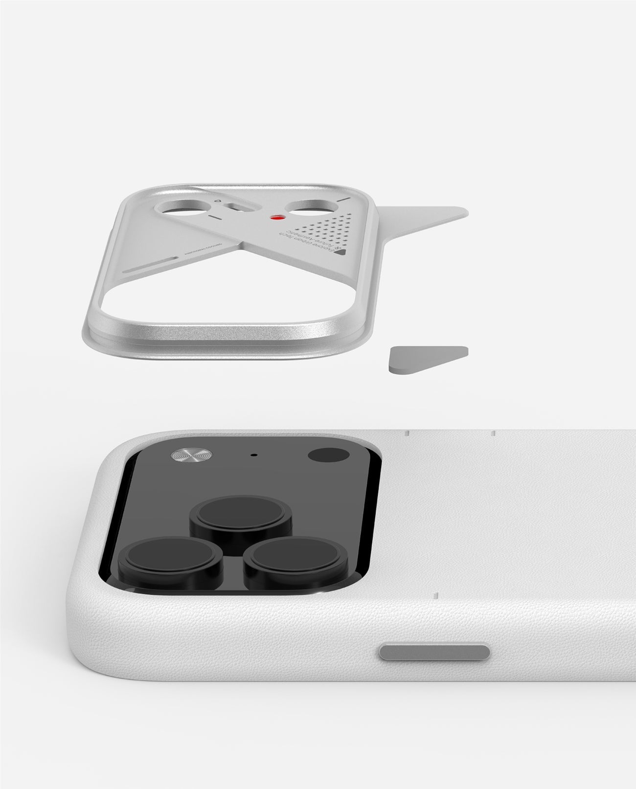 AULUMU A17 Vegan Leather Case for iPhone 17 Pro Max - White