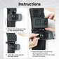 Telesin Magnetic And 360 Rotary  Backpack Clip Mount for Action Cameras