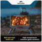 Naturehike Glass Fire Stove 46×45.5×30 - Stainless Steel