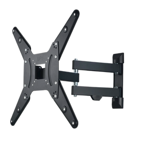 Hama FULLMOTION TV Wall Bracket, 1 Star, 400x400, 165cm (65"), 2 arms - Black